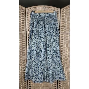 Westside 100% Cotton Floral Palazzos Wide Leg Pants - Size S/M
